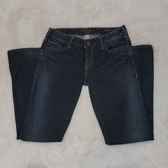Silver Western Glove Works Aiko Bootcut Jeans Size 30 - Picture 1 of 10